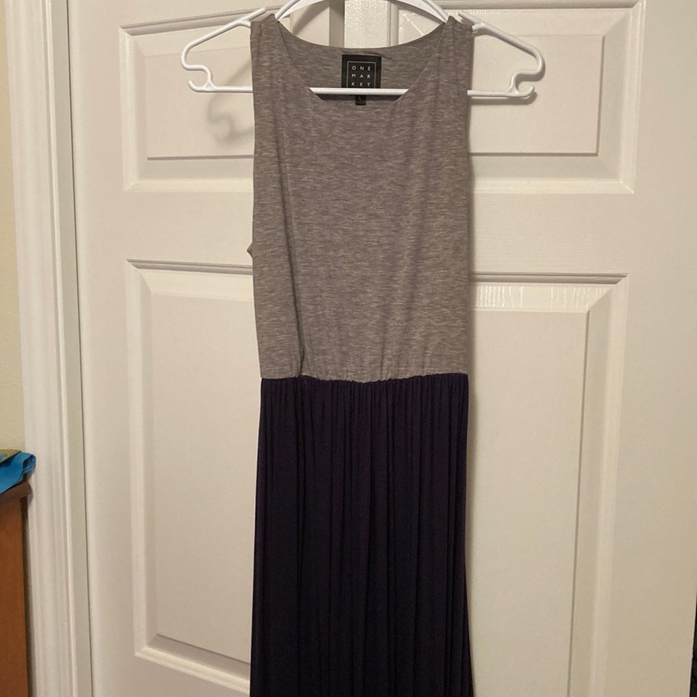 OneMarket Color Block Maxi Dress